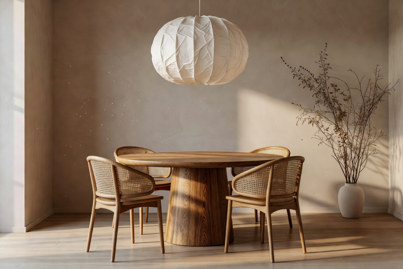 AI dining room redesign in the DecorAI home makeover app