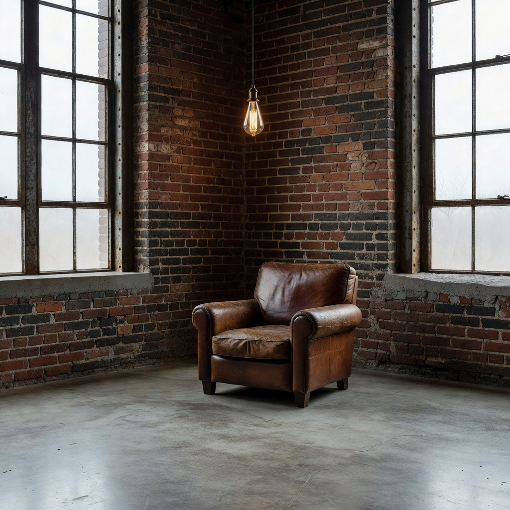 Industrial AI interior design style preview