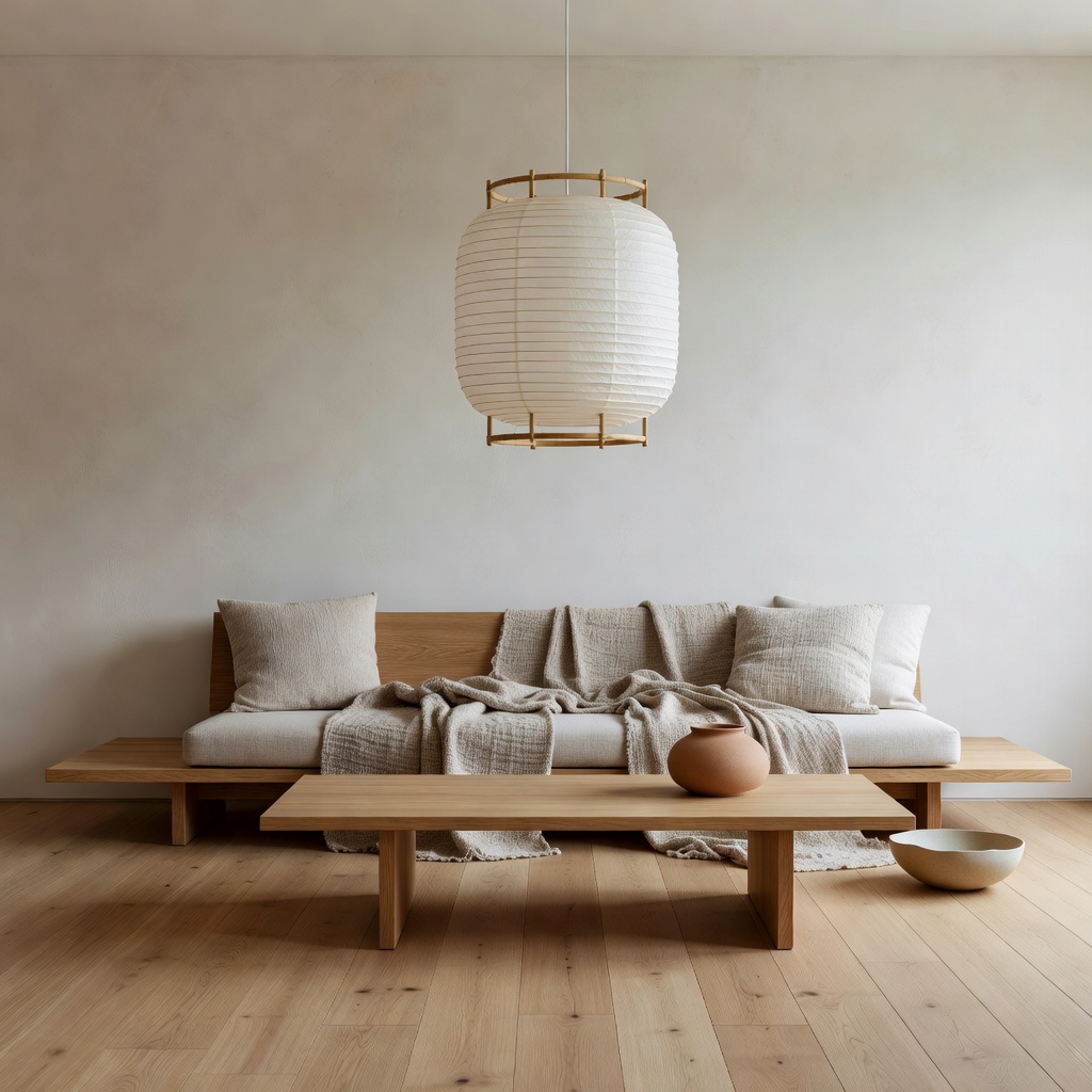 Japandi AI interior design style preview