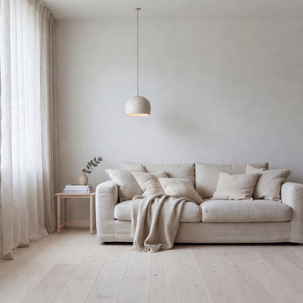 Scandinavian AI room design style in DecorAI